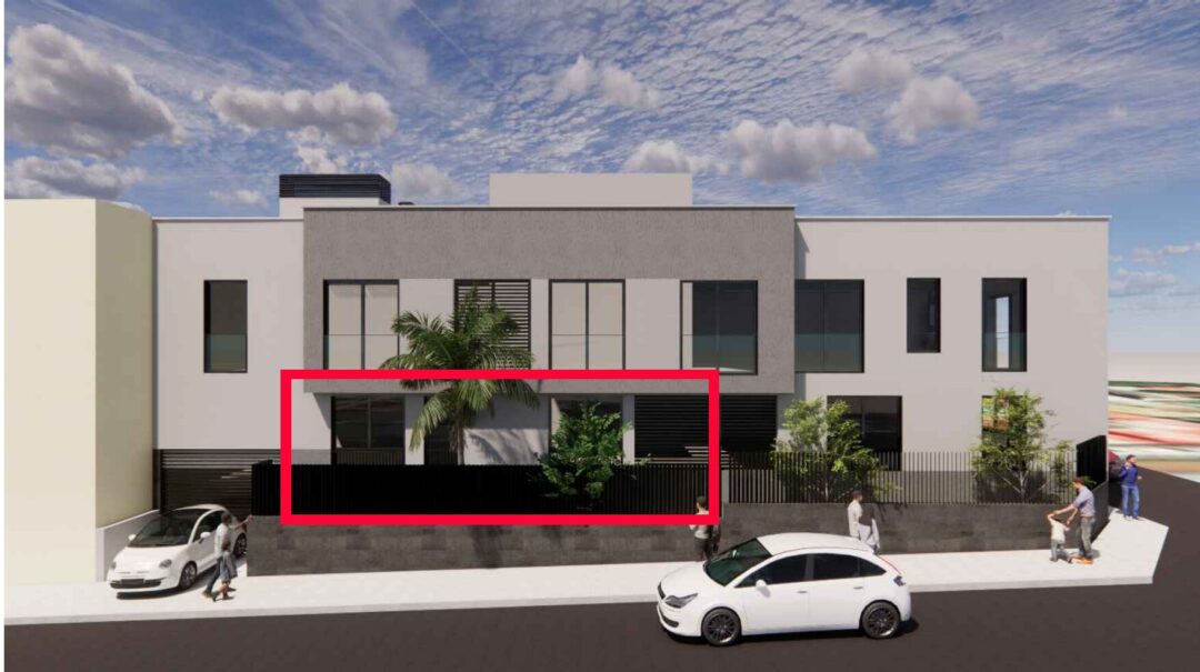 Vivienda B1 marcada en la fachada de Residencial Viña Nava Fase 2