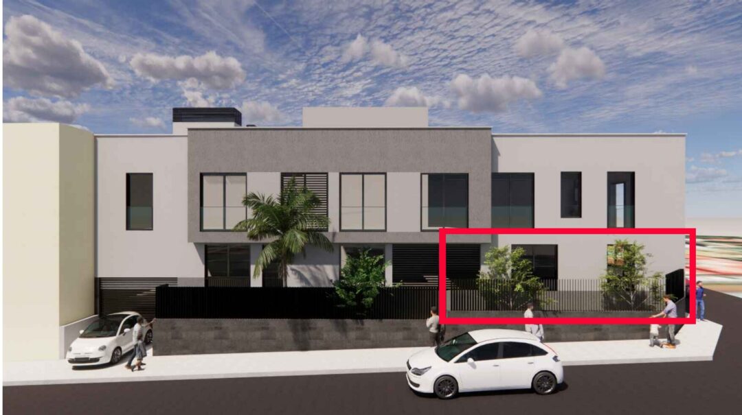 Vivienda B2 marcada en la fachada de Residencial Viña Nava Fase 2