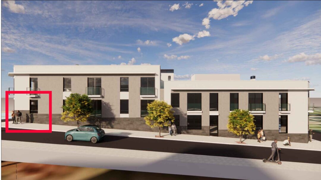 Vivienda B3 marcada en la fachada de Residencial Viña Nava Fase 2