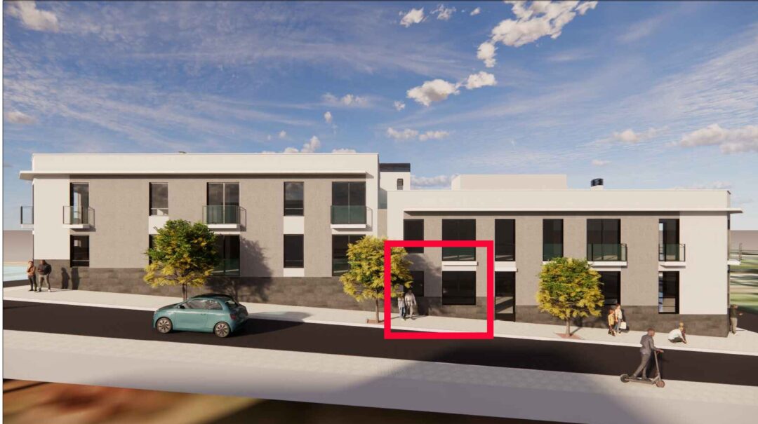 Vivienda B6 marcada en la fachada de Residencial Viña Nava Fase 2