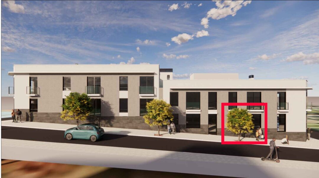 Vivienda B7 marcada en la fachada de Residencial Viña Nava Fase 2