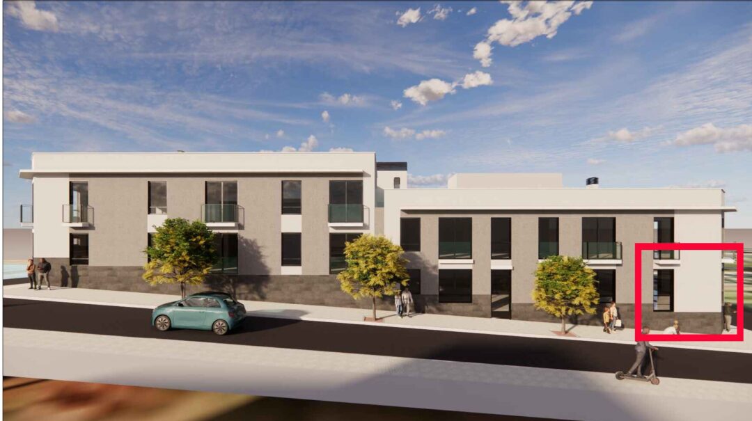 Vivienda B8 marcada en la fachada de Residencial Viña Nava Fase 2