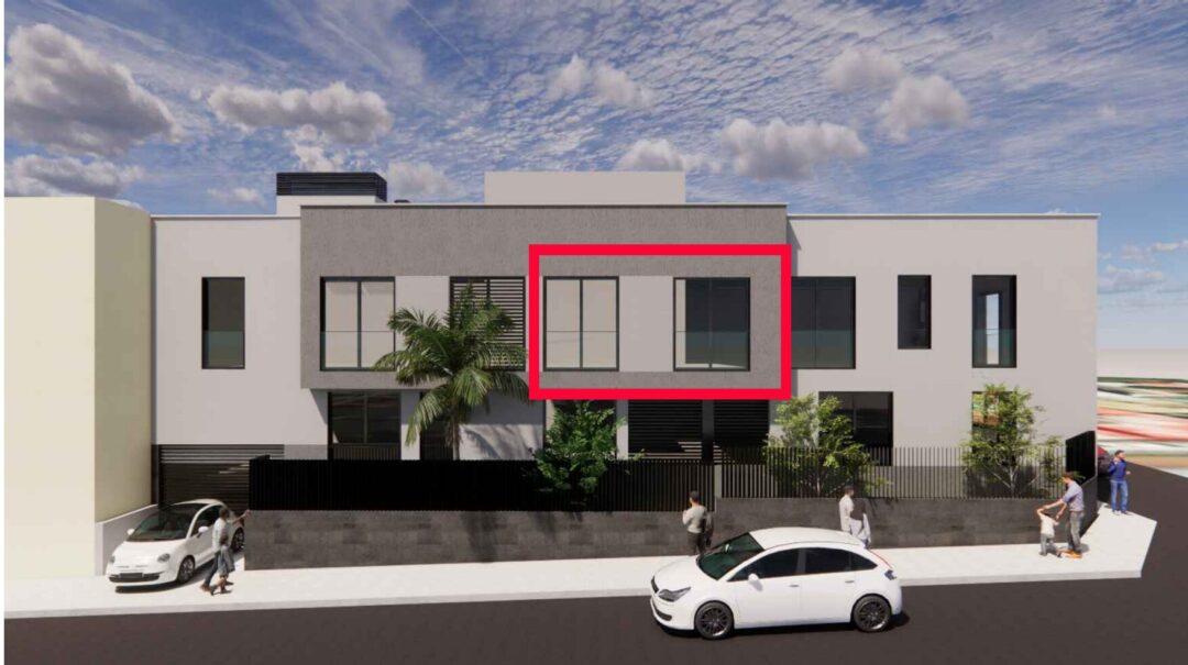 Vivienda B10 marcada en la fachada de Residencial Viña Nava Fase 2