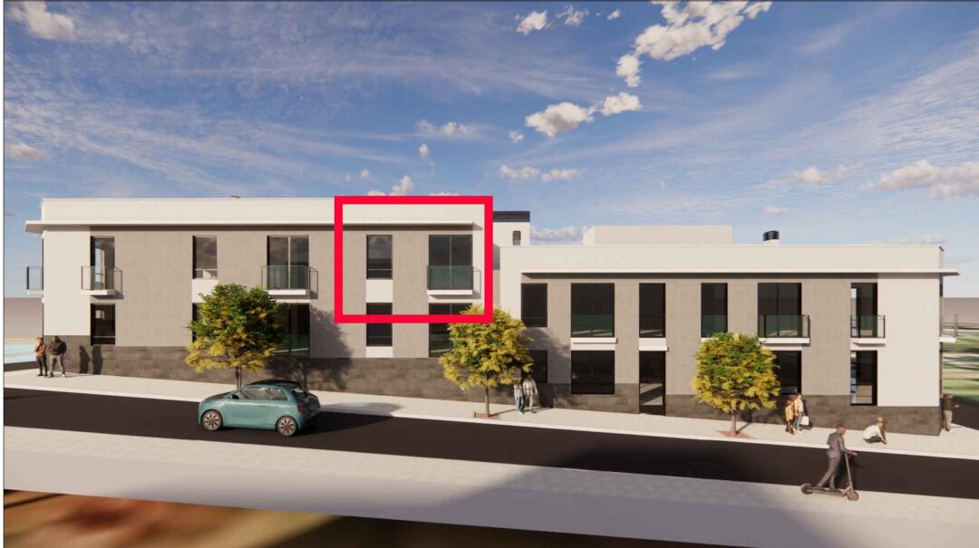 Vivienda B14 marcada en la fachada de Residencial Viña Nava Fase 2
