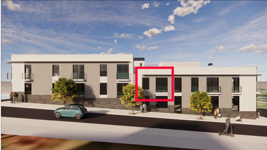 Vivienda B15 marcada en la fachada de Residencial Viña Nava Fase 2