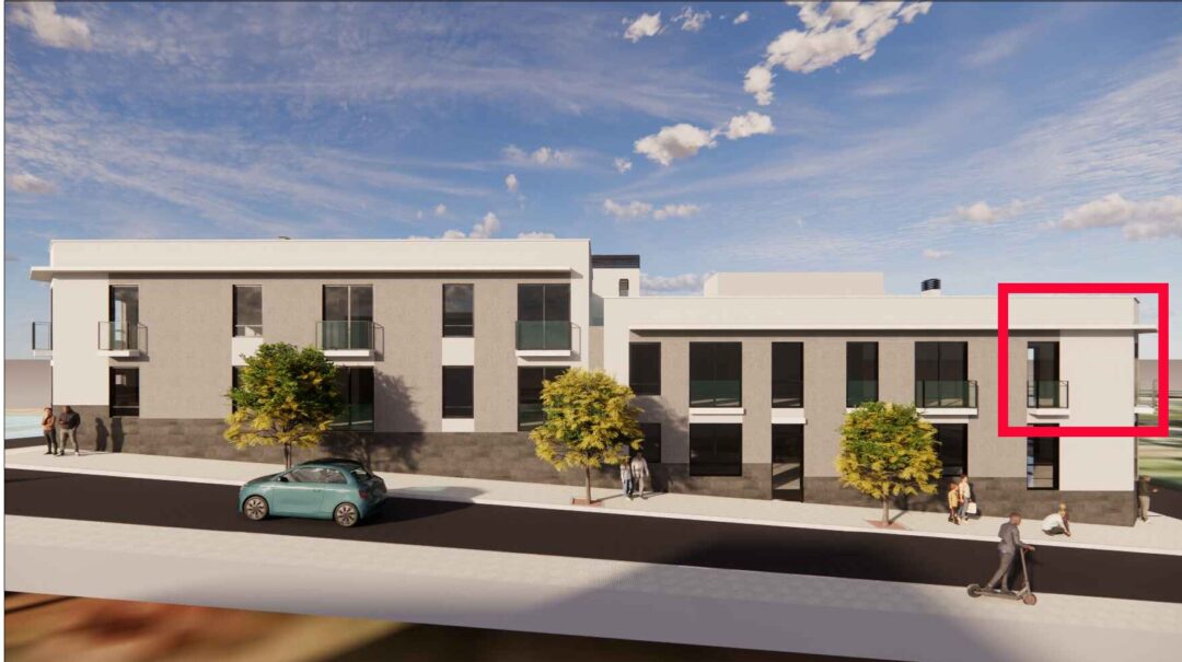 Vivienda B17 marcada en la fachada de Residencial Viña Nava Fase 2